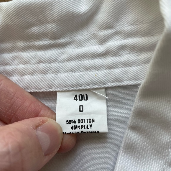 3pc White Karate Gi Uniform - Picture 4 of 7